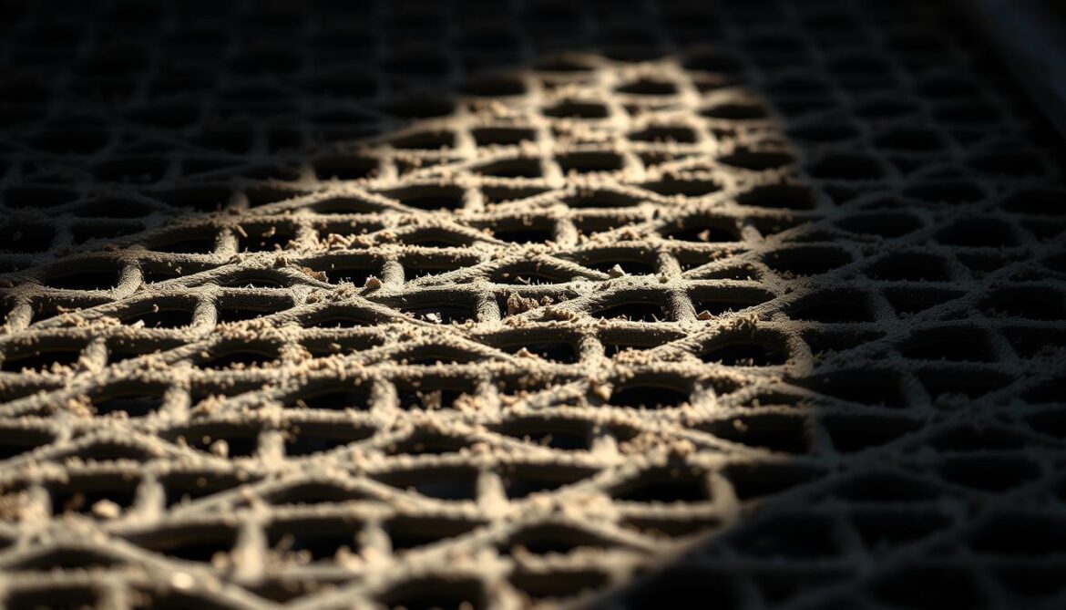 Abstreifgitter reinigen