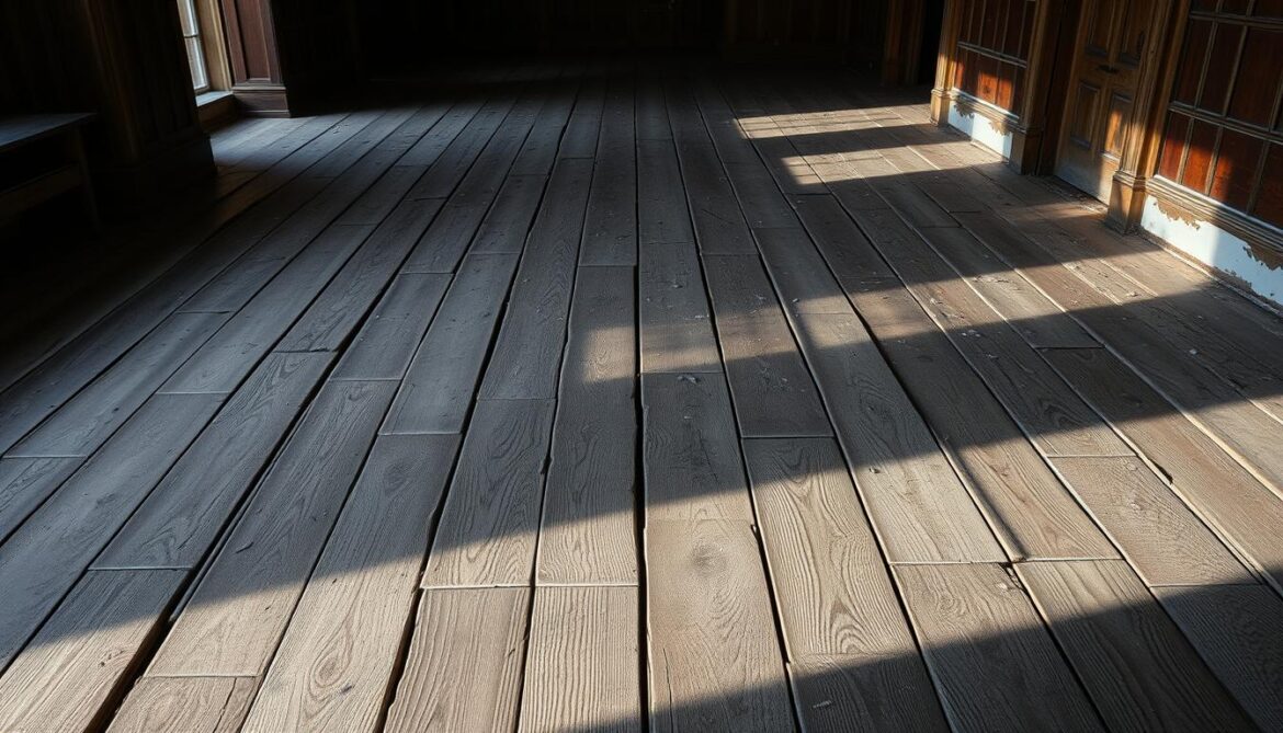 Altbau-Fußboden sackt ab