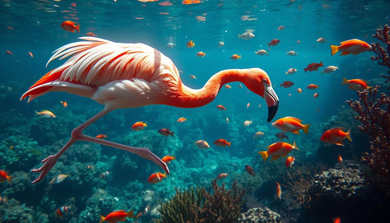 Alternativen zur Erklärung Flamingo Färbung