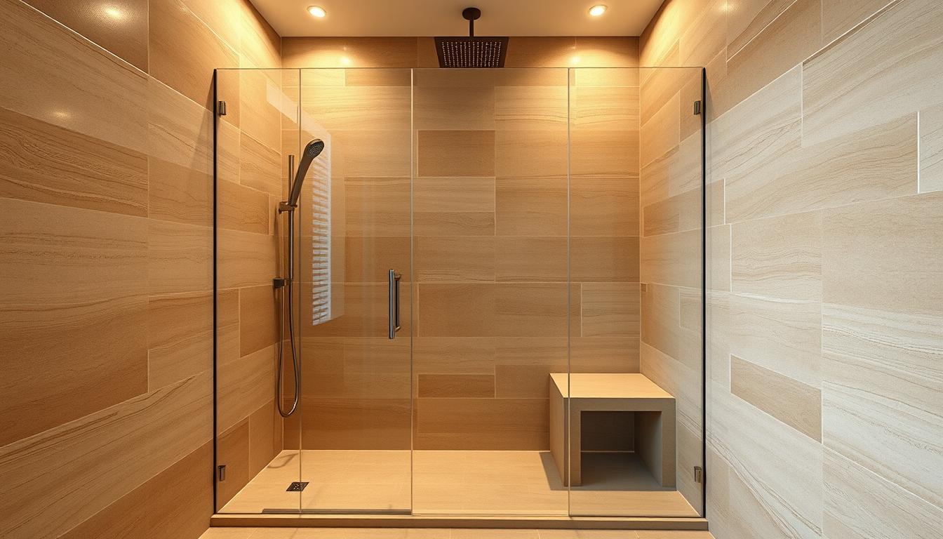 Beispiele für begehbare Duschen