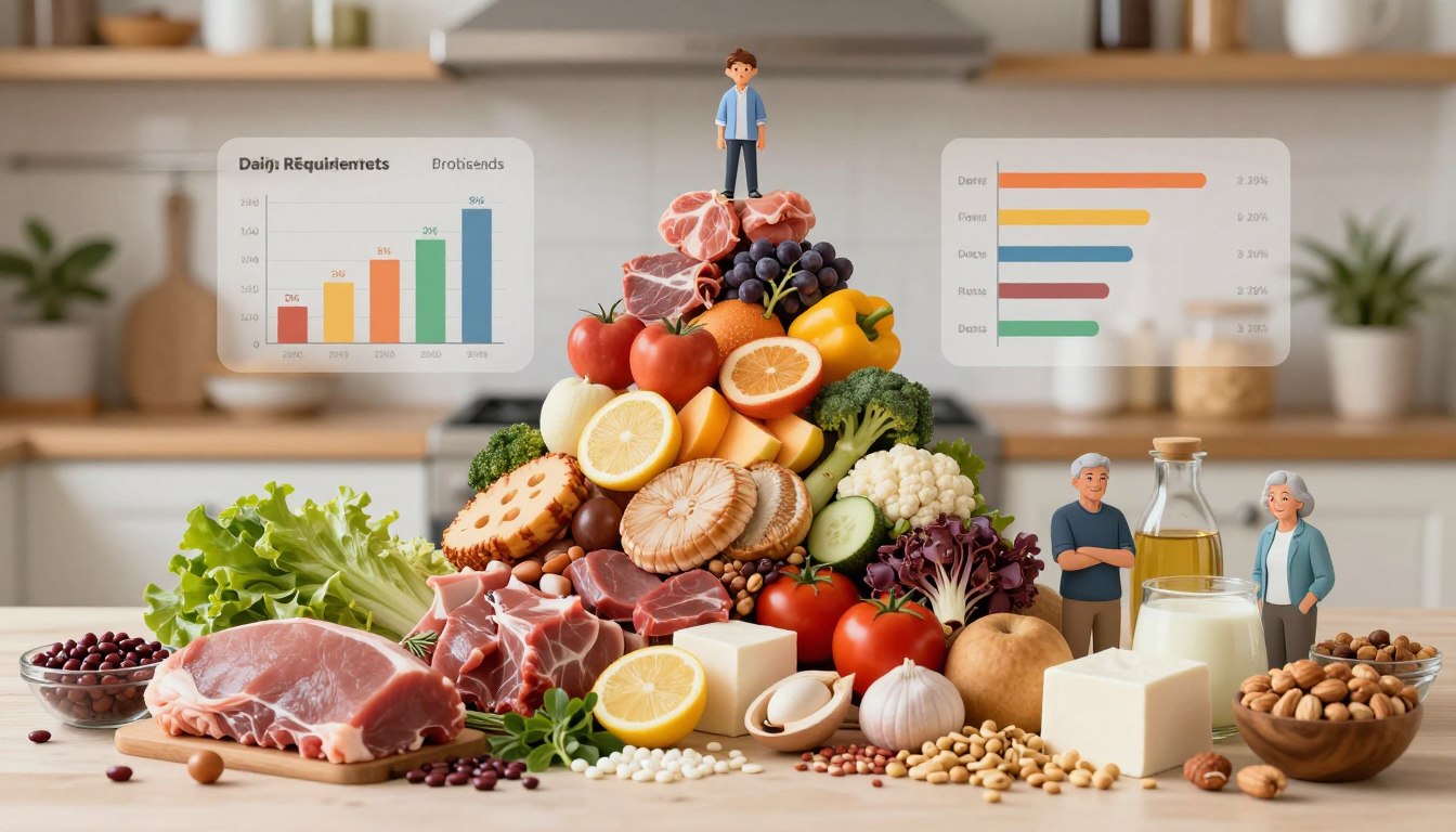 Eiweißbedarf und Empfehlungen für Altersgruppen
