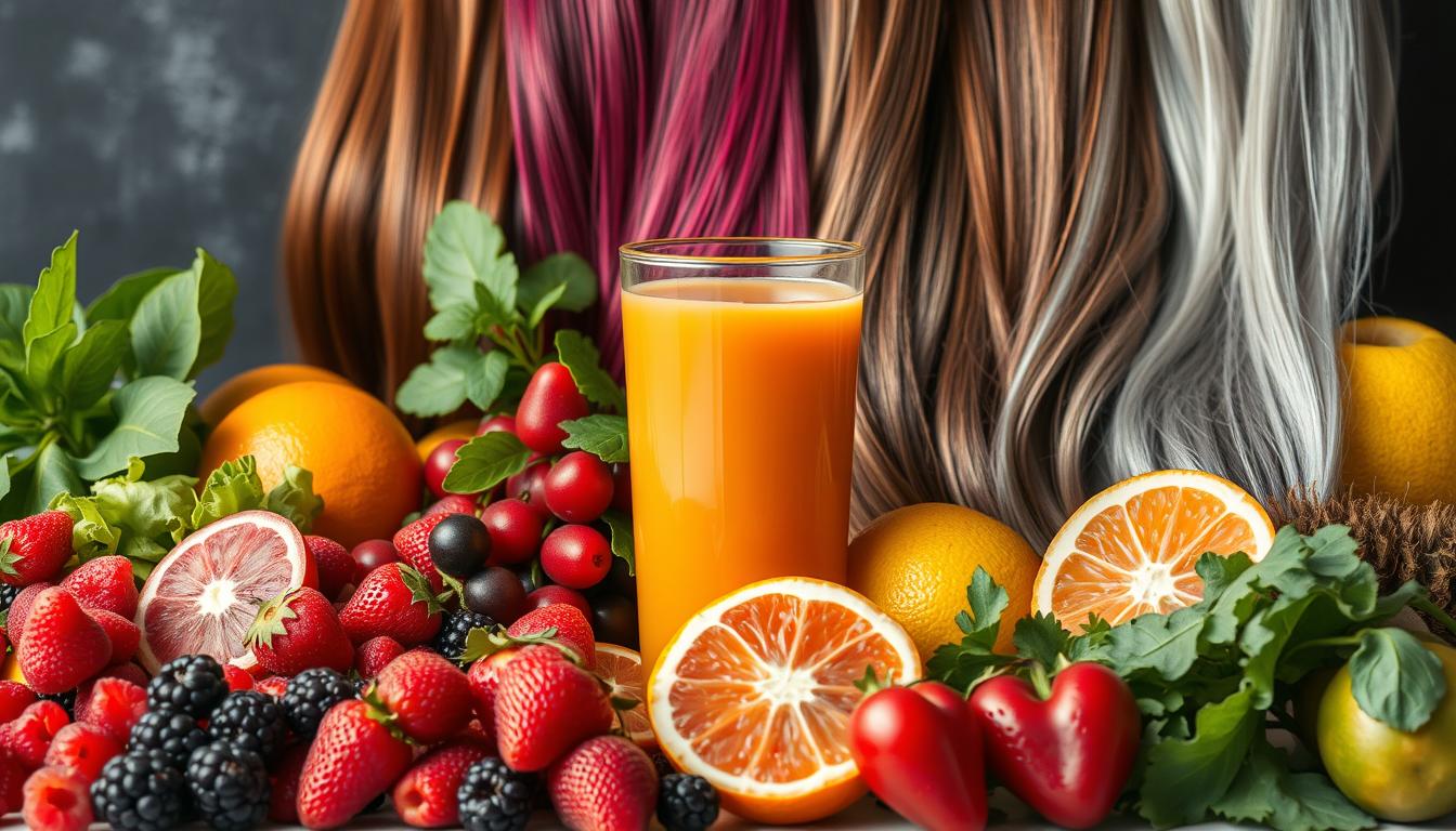 Ernährung und Haarfarbe