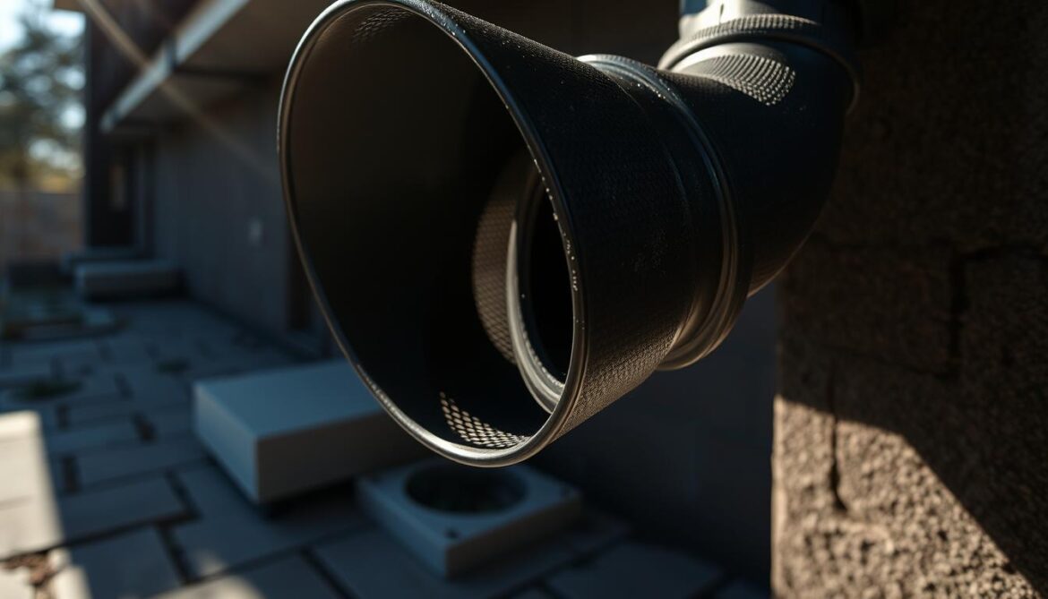 Fallrohr verschließen