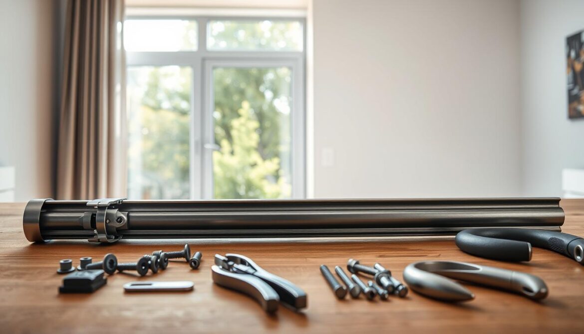 Gardinenschiene demontieren