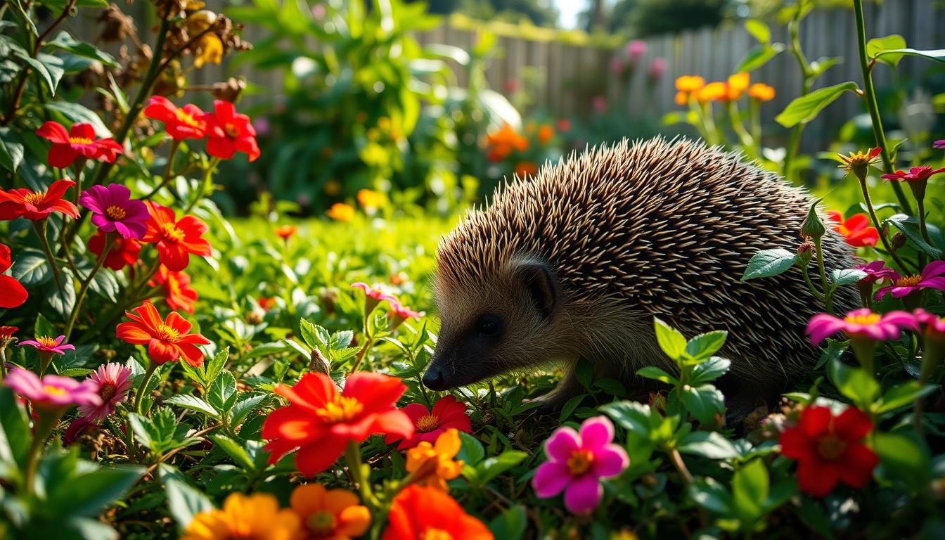 Igel im Garten und Biodiversität