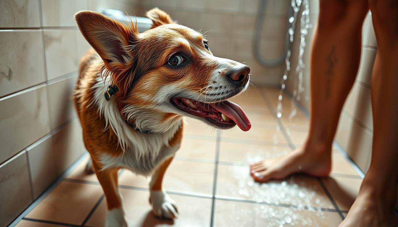Lecken nach dem Duschen Lecken nach dem Duschen