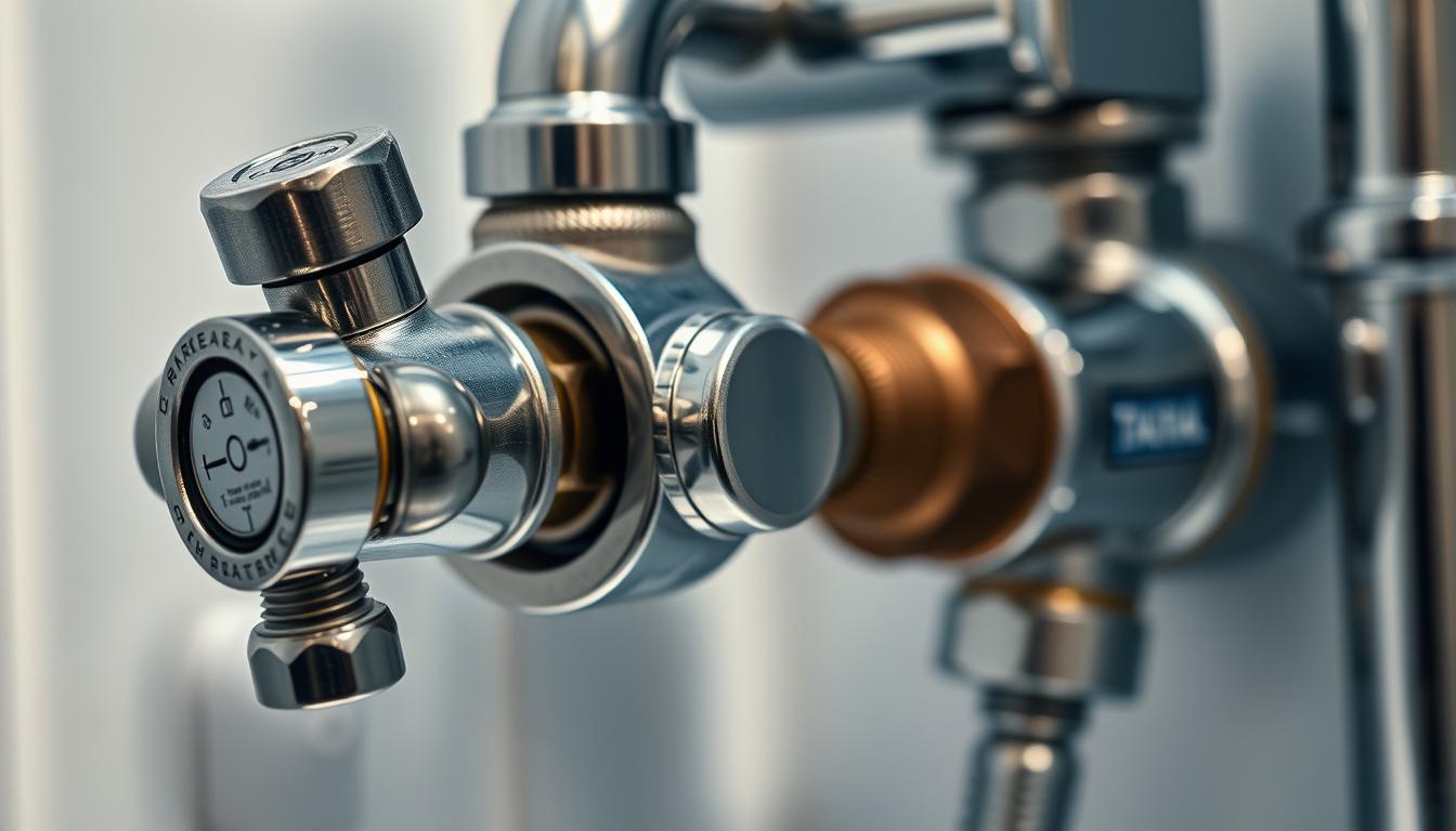 Mischbatterie und Rohrleitungen prüfen