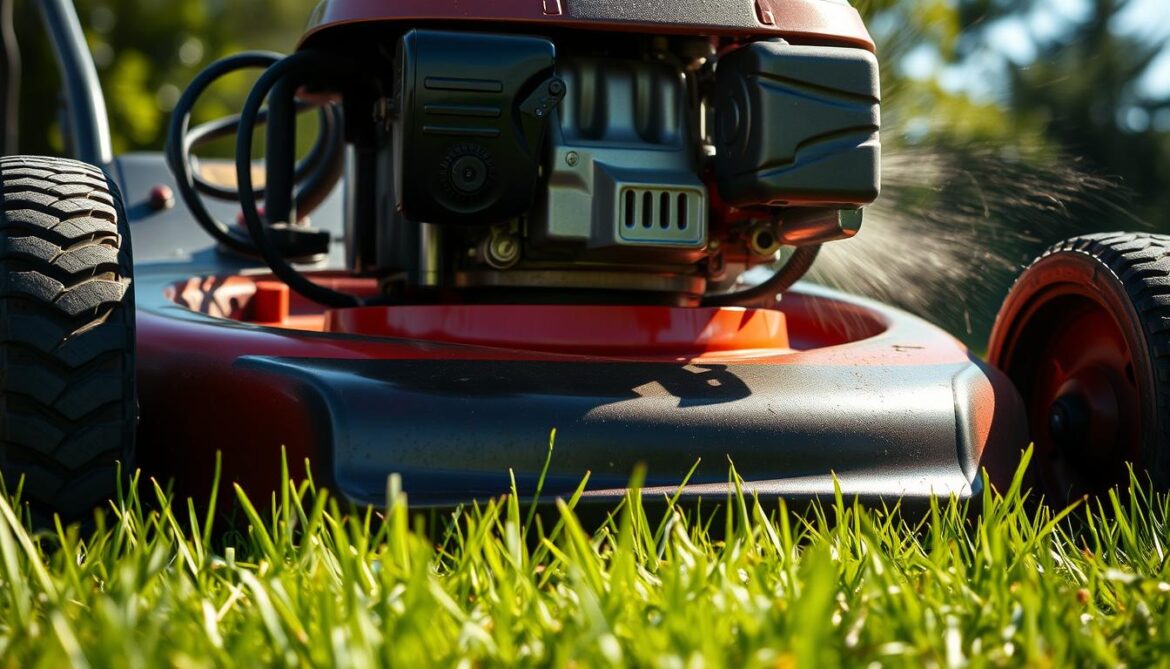 Rasenmäher knallt beim Starten