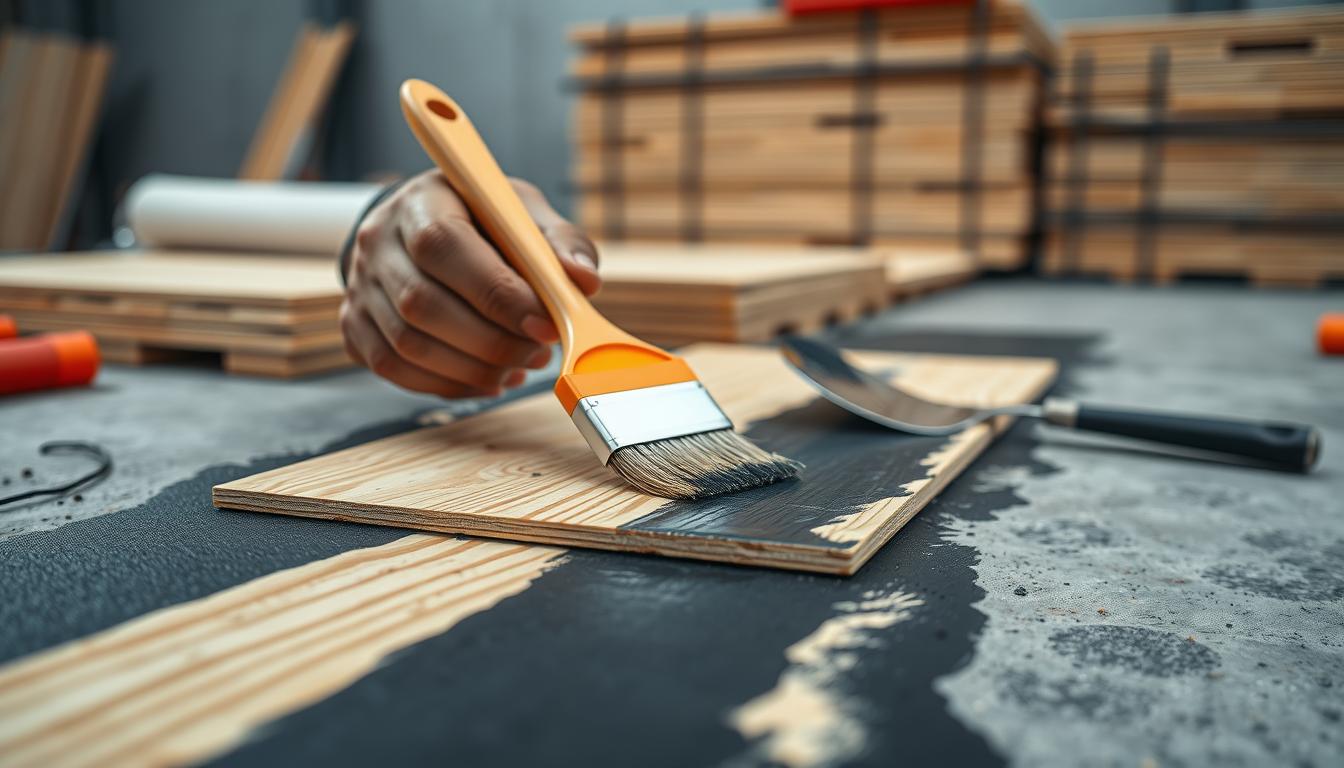 Schritt-für-Schritt Anleitung zur Anwendung von Bitumenanstrich