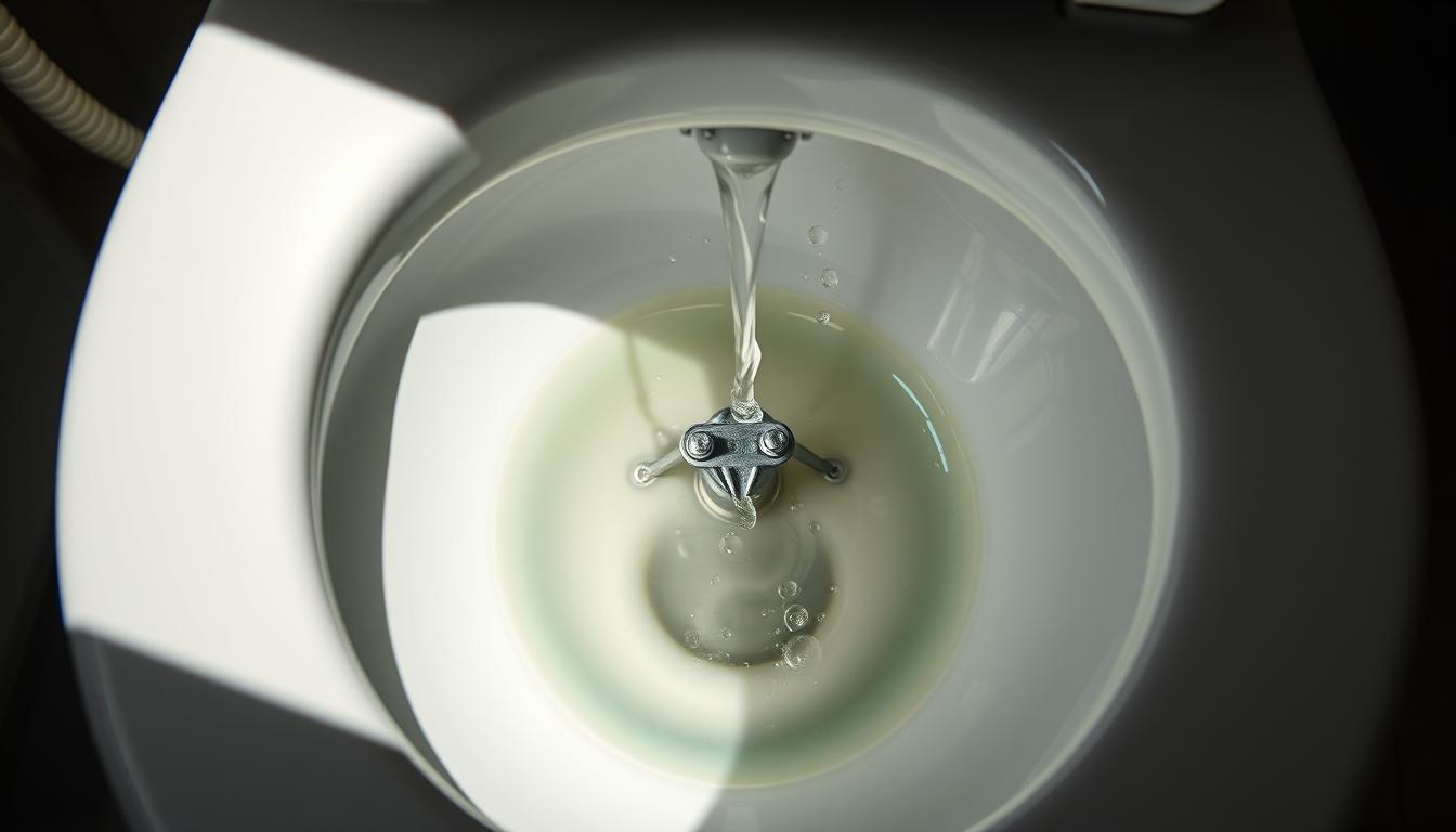 Toilette spült nicht stark genug