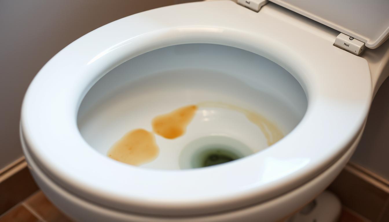 Urinflecken Klobrille entfernen Hausmittel