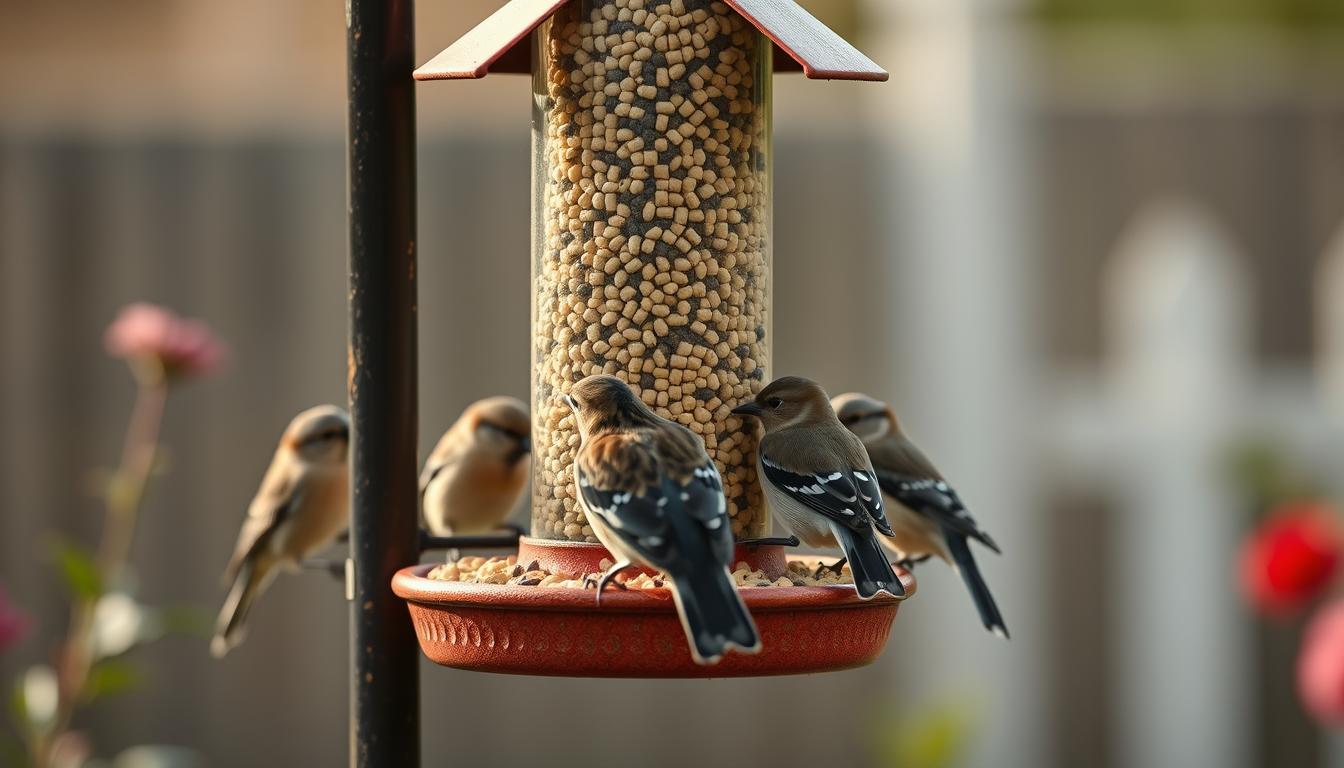Vögel füttern ohne Ratten anzulocken