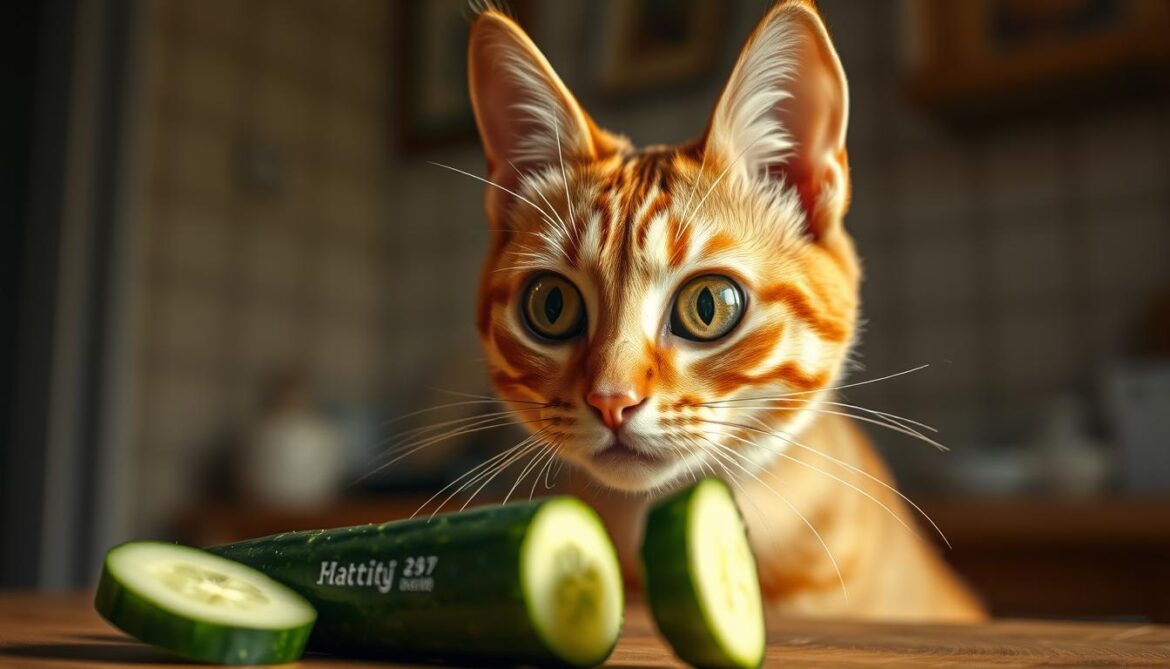 Warum haben Katzen Angst vor Gurken?