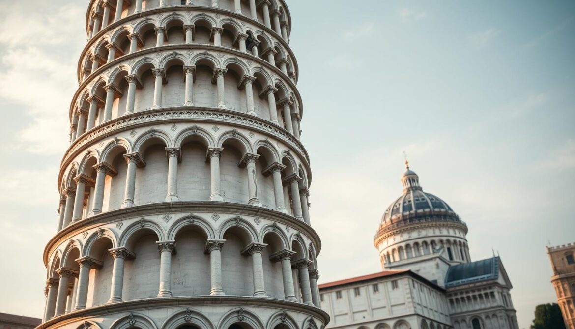 Warum ist der Schiefe Turm von Pisa schief?