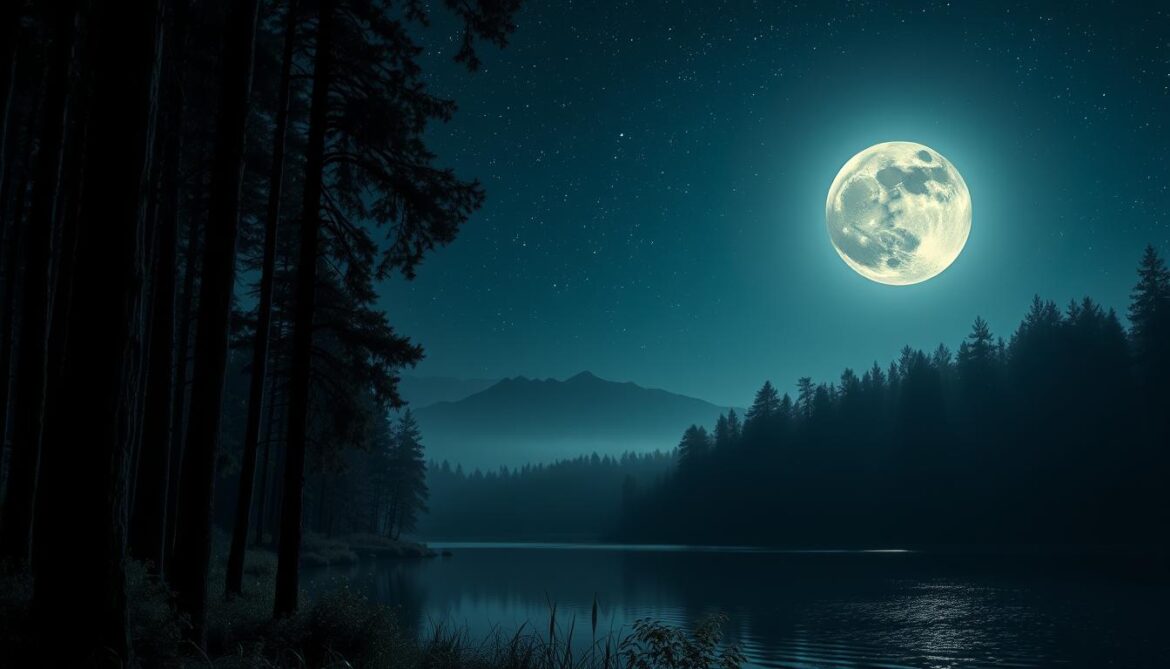 Warum leuchtet der Mond?