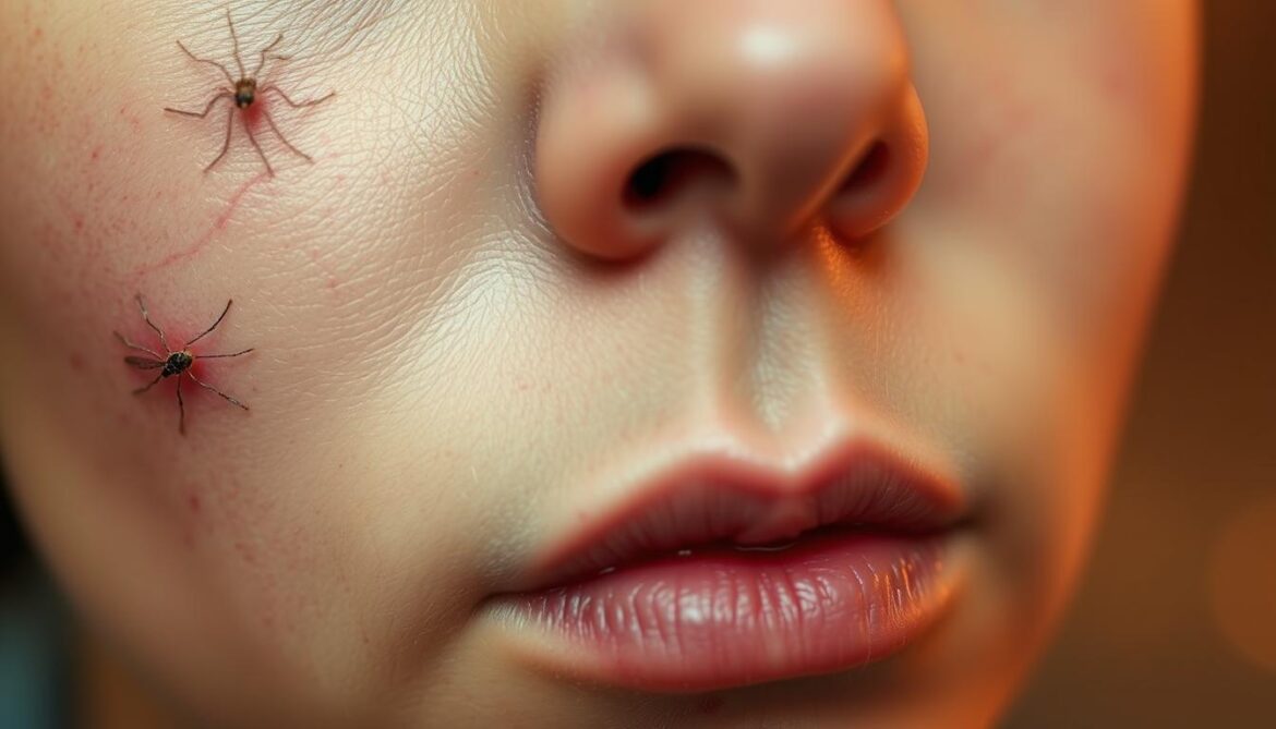 Warum stechen Mücken nicht im Gesicht?