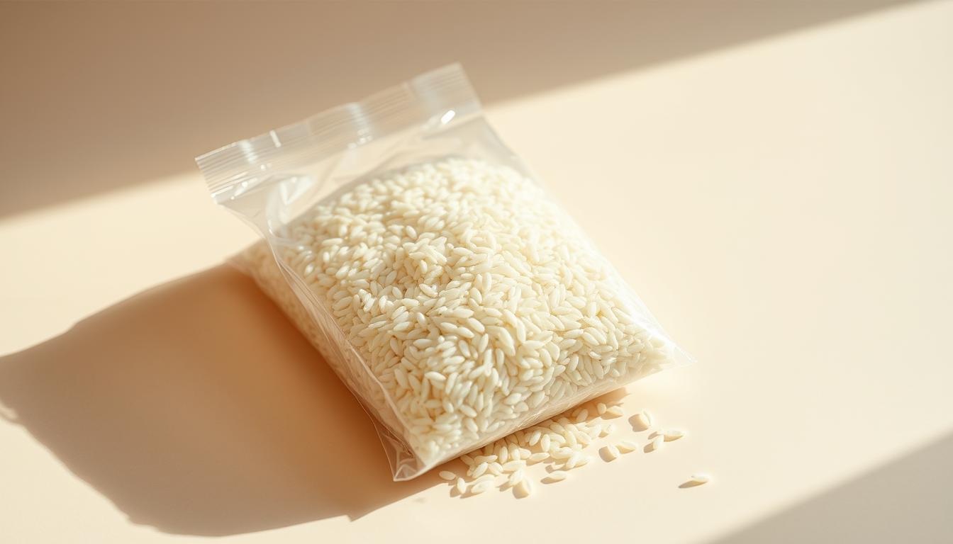 verpackter Reis